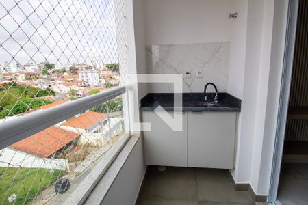 Varanda da Sala de apartamento para alugar com 1 quarto, 46m² em Vila Independencia, Sorocaba