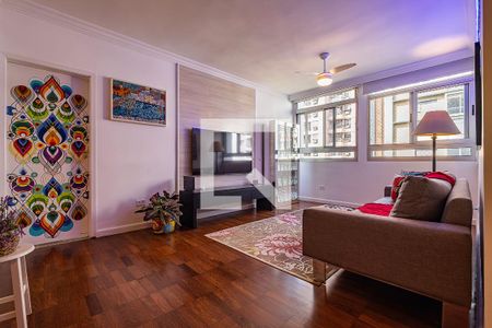 Sala de apartamento para alugar com 3 quartos, 120m² em Jardim Paulista, São Paulo