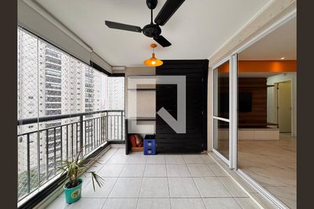 Varanda gourmet de apartamento à venda com 3 quartos, 126m² em Vila Gilda, Santo André