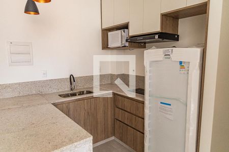 Sala / Cozinha de apartamento para alugar com 1 quarto, 33m² em Ouro Preto, Belo Horizonte