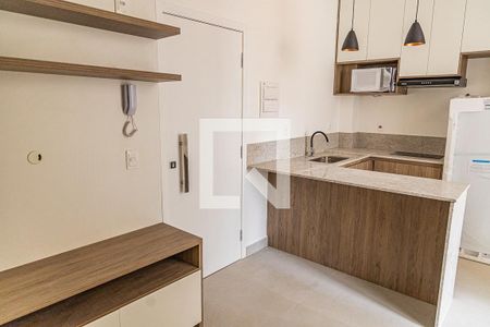 Sala / Cozinha de apartamento para alugar com 1 quarto, 33m² em Ouro Preto, Belo Horizonte