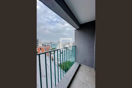 Varanda do Sala/Quarto de apartamento para alugar com 1 quarto, 29m² em Liberdade, São Paulo