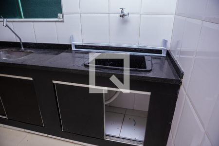 Sala/Cozinha e Área de Serviço de kitnet/studio para alugar com 1 quarto, 35m² em Cangaiba, São Paulo