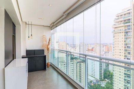 Varanda de apartamento para alugar com 1 quarto, 50m² em Campo Belo, São Paulo