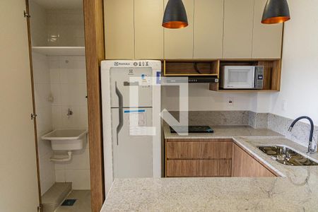 Sala / Cozinha de apartamento para alugar com 1 quarto, 33m² em Ouro Preto, Belo Horizonte