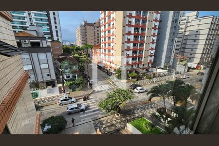 Vista da Sala de apartamento para alugar com 3 quartos, 120m² em Gonzaga, Santos