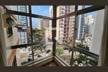 Detalhe Sala de apartamento para alugar com 3 quartos, 120m² em Gonzaga, Santos