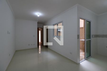 Sala de apartamento para alugar com 2 quartos, 54m² em Vila Alzira, Santo André