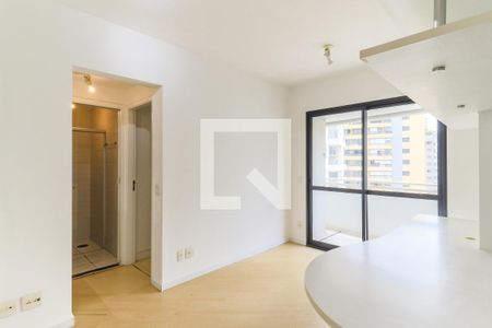 Sala de apartamento à venda com 1 quarto, 38m² em Cidade Monções, São Paulo