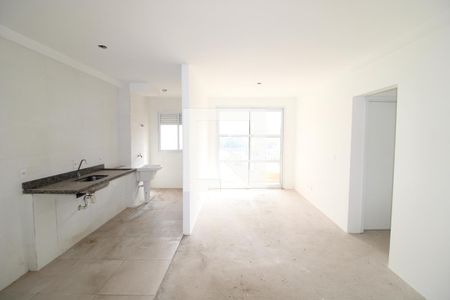 Sala / Cozinha de apartamento para alugar com 2 quartos, 55m² em Vila Pita, São Paulo