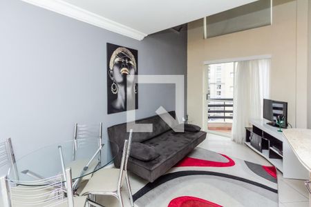 Sala de apartamento à venda com 1 quarto, 45m² em Vila Uberabinha, São Paulo