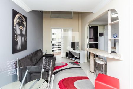 Sala de apartamento à venda com 1 quarto, 45m² em Vila Uberabinha, São Paulo