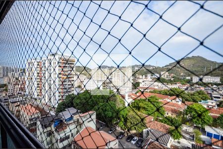 Vista da Sala de apartamento à venda com 3 quartos, 76m² em Rio Comprido, Rio de Janeiro