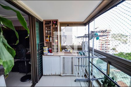 Varanda da Sala de apartamento à venda com 3 quartos, 76m² em Rio Comprido, Rio de Janeiro