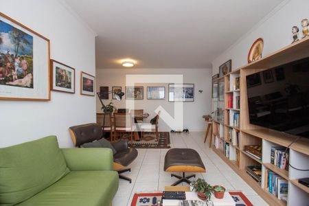 Sala  de apartamento à venda com 3 quartos, 105m² em Vila Madalena, São Paulo