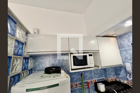 Cozinha americana de apartamento para alugar com 1 quarto, 38m² em Copacabana, Rio de Janeiro