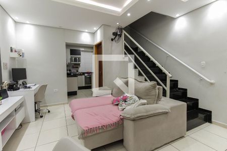 Sala de casa de condomínio à venda com 2 quartos, 65m² em Limoeiro, São Paulo