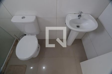 Banheiro da Suíte de casa à venda com 3 quartos, 122m² em Igara, Canoas