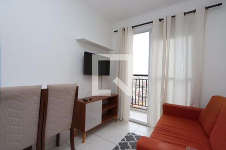 Sala de apartamento para alugar com 1 quarto, 28m² em Vila Tolstoi, São Paulo