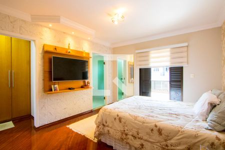 Quarto 1 - Suíte de casa à venda com 3 quartos, 350m² em Parque Gerassi, Santo André