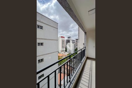 Varanda da Sala de kitnet/studio à venda com 1 quarto, 32m² em Vila Mariana, São Paulo