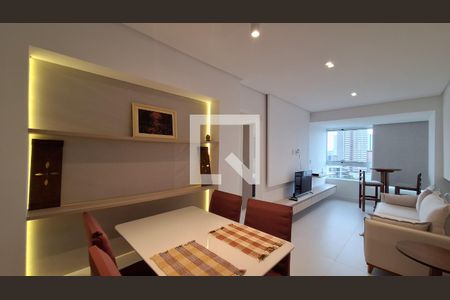 Sala de apartamento para alugar com 2 quartos, 55m² em Caiçara, Praia Grande