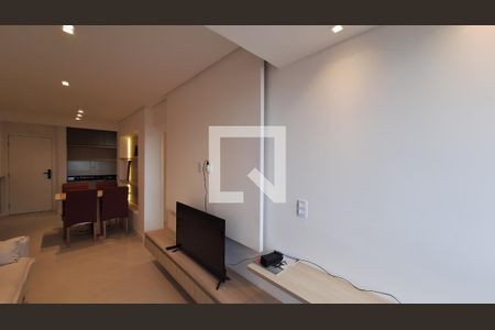 Sala de apartamento para alugar com 2 quartos, 55m² em Caiçara, Praia Grande