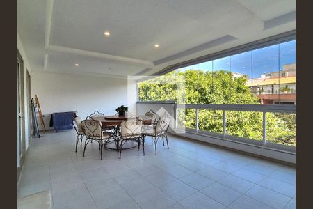 Varanda - Sala de apartamento à venda com 3 quartos, 148m² em Recreio dos Bandeirantes, Rio de Janeiro