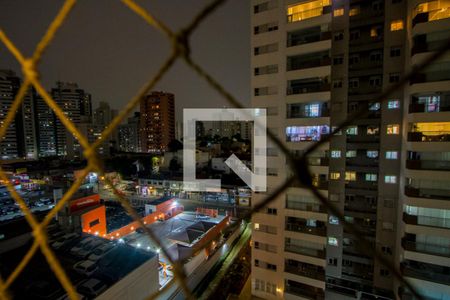 Vista da varanda gourmet de apartamento à venda com 3 quartos, 113m² em Centro, Santo André