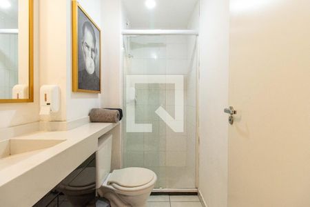 Banheiro de apartamento à venda com 1 quarto, 26m² em Sé, São Paulo