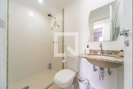 Banheiro 1 de apartamento para alugar com 2 quartos, 64m² em Vila Eldízia, Santo André