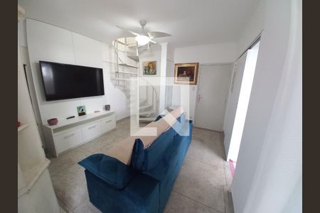 Sala de apartamento para alugar com 2 quartos, 60m² em Centro, São Vicente