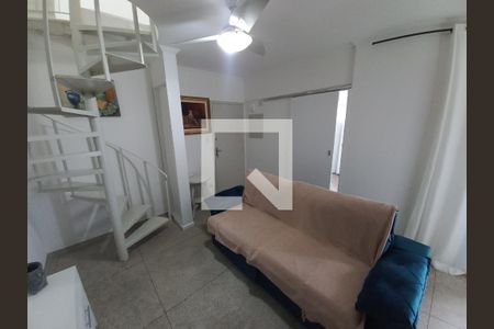 Sala de apartamento para alugar com 2 quartos, 60m² em Centro, São Vicente