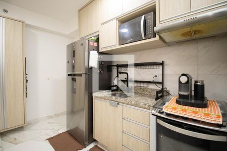 Cozinha e Área de Serviço de kitnet/studio para alugar com 1 quarto, 39m² em Sul (águas Claras), Brasília