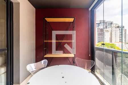 Varanda de apartamento para alugar com 1 quarto, 48m² em Cerqueira César, São Paulo