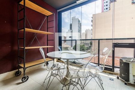 Varanda de apartamento para alugar com 1 quarto, 48m² em Cerqueira César, São Paulo