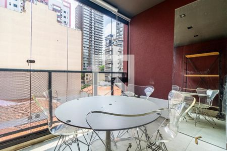 Varanda de apartamento para alugar com 1 quarto, 48m² em Cerqueira César, São Paulo