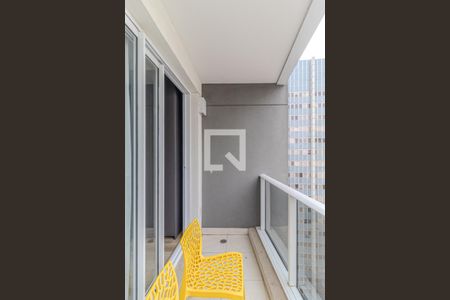 Varanda de kitnet/studio à venda com 1 quarto, 23m² em Centro, São Paulo