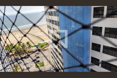 Vista da Sala de apartamento para alugar com 1 quarto, 50m² em Itararé, Santos