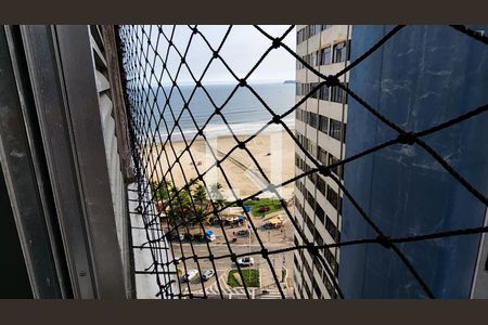 Vista da Sala de apartamento para alugar com 1 quarto, 50m² em Itararé, Santos