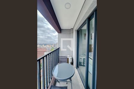 Varanda da Sala/Quarto de apartamento para alugar com 1 quarto, 24m² em Paraíso, São Paulo