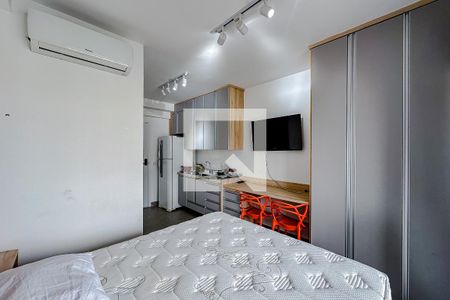 Sala/Quarto de apartamento para alugar com 1 quarto, 24m² em Paraíso, São Paulo