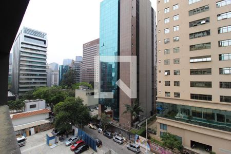 Vista da Varanda de kitnet/studio à venda com 1 quarto, 28m² em Vila Olímpia, São Paulo