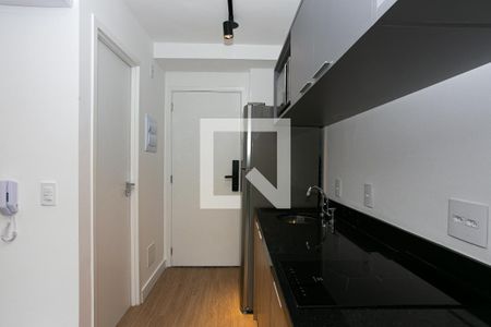 Cozinha de kitnet/studio para alugar com 1 quarto, 20m² em Vila Mariana, São Paulo