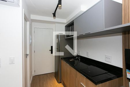 Cozinha de kitnet/studio para alugar com 1 quarto, 20m² em Vila Mariana, São Paulo