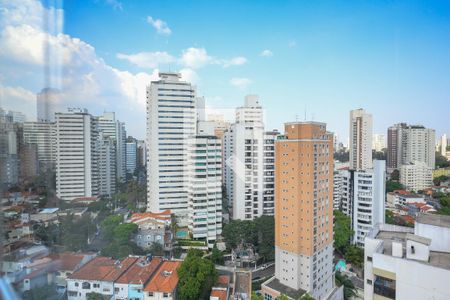 Vista Sacada Sala de apartamento à venda com 1 quarto, 94m² em Paraíso, São Paulo