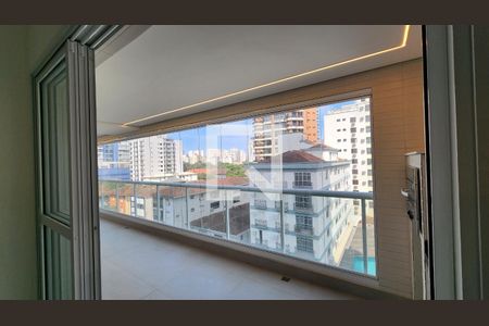 Vista da Sala de apartamento para alugar com 3 quartos, 150m² em Aparecida, Santos