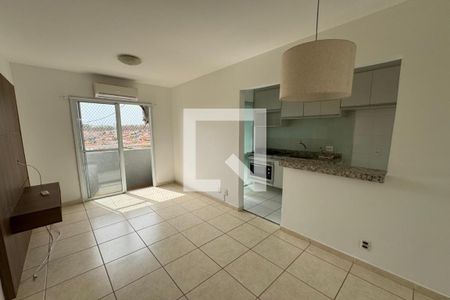 Sala de apartamento para alugar com 2 quartos, 50m² em Campos Elísios, Ribeirão Preto