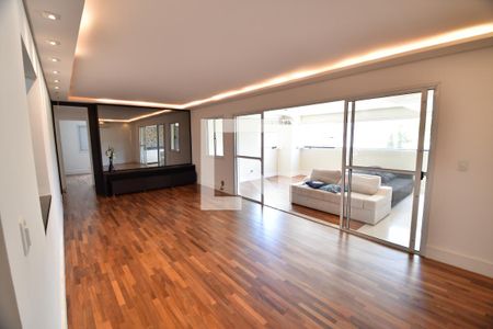 Sala de apartamento para alugar com 3 quartos, 125m² em Vila Brandina, Campinas