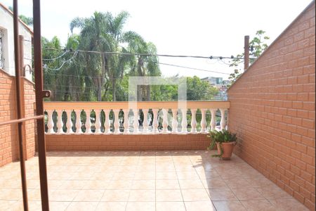 Varanda da Sala de casa à venda com 3 quartos, 211m² em Jardim Las Vegas, Santo André